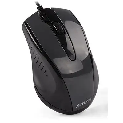 A-4Tech Мышь V-Track Padless N-500FS black optical (1000dpi) silent USB [1146039]