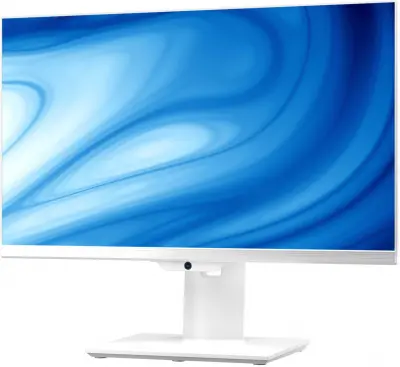 Моноблок Rombica Apollo 23.8" Full HD Ryzen 3 5400U (2.6) 8Gb SSD512Gb RGr Windows 11 Professional GbitEth WiFi BT клавиатура мышь Cam белый 1920x1080