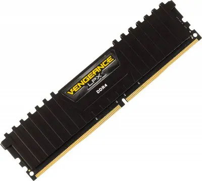 Память DDR4 8Gb 2666MHz Corsair CMK8GX4M1A2666C16 Vengeance LPX RTL PC4-21300 CL16 DIMM 288-pin 1.2В Intel с радиатором Ret