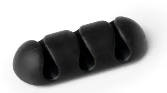 Клипса для проводов Durable Cavoline Clip 3 (503937) пластик темно-серый