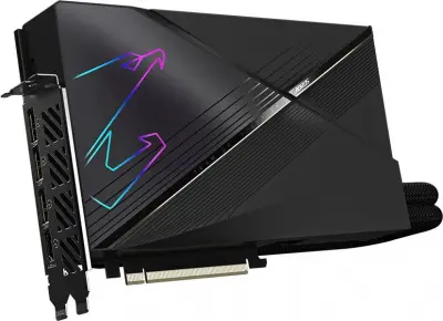 Видеокарта Gigabyte PCI-E 4.0 GV-N4080AORUSX W-16GD NVIDIA GeForce RTX 4080 16384Mb 256 GDDR6X 2565/22400 HDMIx1 DPx3 HDCP Ret