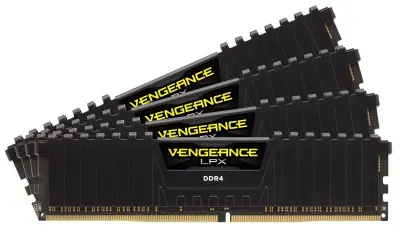 Память DDR4 4x16Gb 3000MHz Corsair CMK64GX4M4D3000C16 Vengeance RTL PC4-24000 CL16 DIMM 288-pin 1.35В
