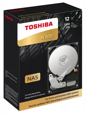 Жесткий диск Toshiba SATA-III 12Tb HDWG21CEZSTA NAS N300 (7200rpm) 256Mb 3.5" Rtl