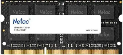 Память SO-DIMM DDR3L 4Gb PC12800 1600MHz CL11 Netac 1.35V (NTBSD3N16SP-04)