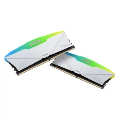 Apacer DDR4 DIMM 32GB Kit 2x16Gb AH4U32G36C25YNWAA-2 PC4-28800, 3600MHz, CL18, NOX RGB WHITE AURA2