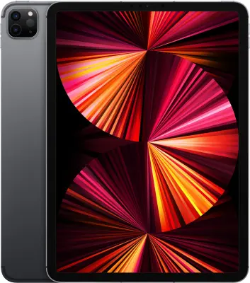 Планшет Apple iPad Pro 2021 A2459 M1 8C RAM8Gb ROM128Gb 11" IPS 2388x1668 3G 4G iOS серый космос 12Mpix 12Mpix BT GPS WiFi Touch EDGE 9hr