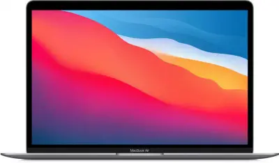 Ноутбук Apple MacBook Air A2337 M1 8 core 16Gb SSD256Gb/7 core GPU 13.3" IPS (2560x1600) Mac OS grey space WiFi BT Cam (Z124000AL)