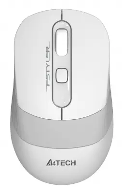 A-4Tech Мышь Fstyler FG10S черный/серый оптическая (2000dpi) беспроводная USB [1204030]