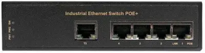 Коммутатор Osnovo SW-20500/IC 5x100Mb 4PoE+ 120W неуправляемый
