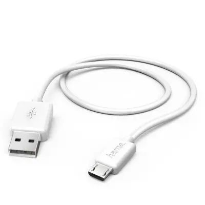Кабель Hama 00173628 USB (m)-micro USB (m) 1.4м белый