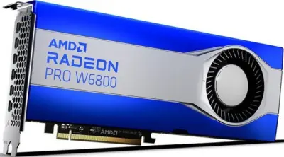 Видеокарта Dell PCI-E 4.0 490-BHCL AMD Radeon Pro W6800 32768Mb 256 GDDR6 mDPx6 HDCP oem