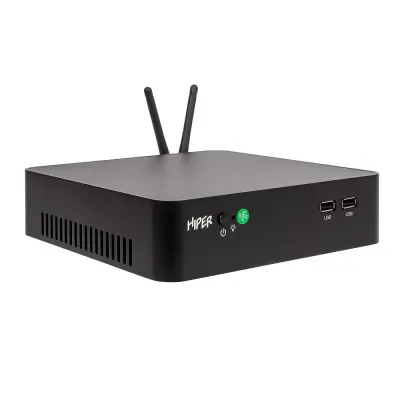 Hiper 61GFBDC12QI Неттоп M8 i5 11500/8Gb/SSD256Gb UHDG 630/W10Pro/черный