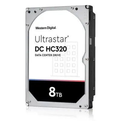 Жесткий диск WD SAS 3.0 8Tb 0B36400 HUS728T8TAL5204 Ultrastar DC HC320 (7200rpm) 256Mb 3.5"