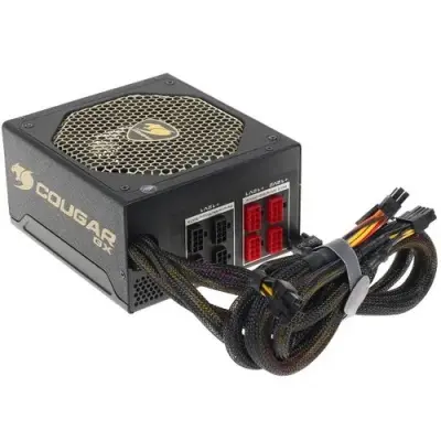 Cougar GX 1050 (Модульный, Разъем PCIe-6шт,ATX v2.31, 1050W, Active PFC, 140mm Fan, 80 Plus Gold) [GX1050] Retail