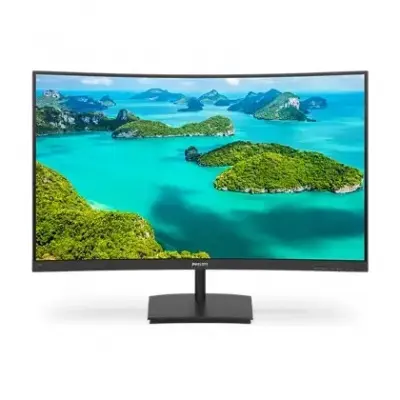 LCD PHILIPS 23.6" 241E1SC/00 черный {VA изогнутый 1920x1080 75Hz 4ms 178/178 250cd HDMI}