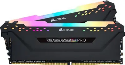 Corsair DDR4 DIMM 32GB Kit 2x16Gb CMH32GX4M2E3200C16 PC4-25600, 3200MHz, CL16 Vengeance RGB Pro SL Black