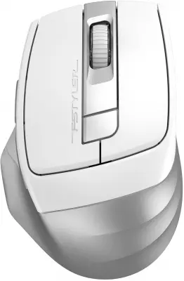 Мышь A4Tech Fstyler FB35CS белый/серый оптическая (2000dpi) silent беспроводная BT/Radio USB (5but)