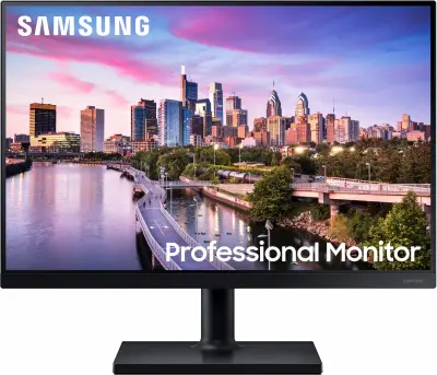Монитор Samsung 24" F24T450GY черный IPS LED 16:10 DVI HDMI M/M матовая HAS Piv 250cd 178гр/178гр 1920x1200 DP FHD USB 5.5кг (RUS)