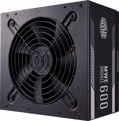 Блок питания Cooler Master ATX 600W MWE Bronze V2 80+ bronze (24+4+4pin) APFC 120mm fan 6xSATA RTL