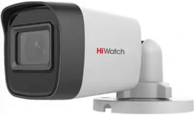 Камера видеонаблюдения аналоговая HiWatch DS-T500(С) 2.4-2.4мм HD-CVI HD-TVI цветная корп.:белый (DS-T500(С) (2.4 MM))
