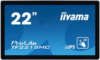 Монитор Iiyama 21.5" ProLite TF2215MC-B2 черный IPS LED 14ms 16:9 HDMI матовая 315cd 178гр/178гр 1920x1080 VGA DP FHD USB Touch 4.4кг