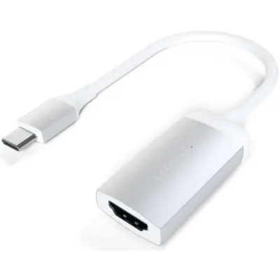 Satechi [ST-TC4KHAS] Адаптер Type-C to HDMI 4K 60HZ. Поддержка 4K/60Hz. Материал корпуса алюминий. Цвет серебряный.