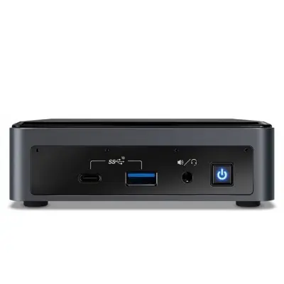 Intel NUC BXNUC10I3FNH2, Core i3-10110U, 4.1 GHz Turbo, DDR4-2666 SODIMM (up to 64Gb max), VGA Intel UHD Graphics (USB-C(DP1.2)+HDMI 2.0a), 4xUSB3.1, 1x m.2 SSD, 1x2.5HDD, GBL, WiFi+BT, SDXC slot