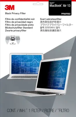 Экран защиты информации для ноутбука 3M PFNAP002 (7100003204) 13.3" черный