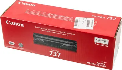Картридж лазерный Canon 737 9435B004 черный (2400стр.) для Canon i-Sensys MF211/212/216/217/226/229