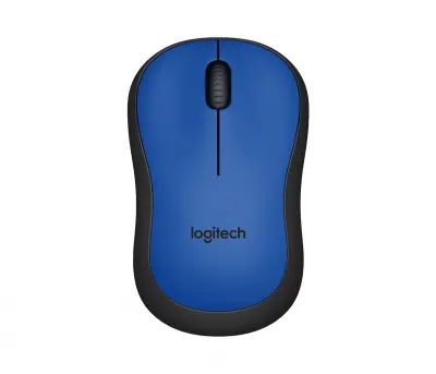 Мышь Logitech M220 синий оптическая (1000dpi) silent беспроводная USB (2but)