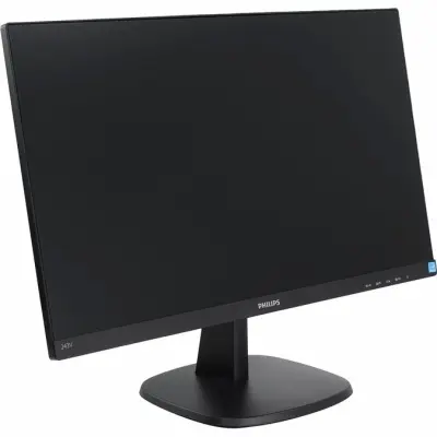 LCD PHILIPS 23.8" 243V7QSB (00/01) черный {IPS 1920x1080 75Hz 8bit(6bit+FRC) 5ms 178/178 250cd 1000:1 D-Sub DVI AudioOut VESA}
