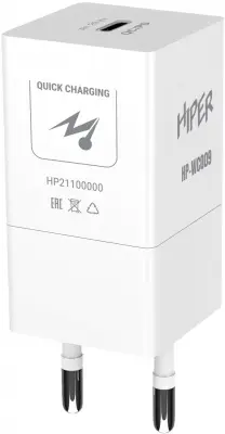 Сетевое зар./устр. Hiper HP-WC009 3A PD+QC универсальное белый
