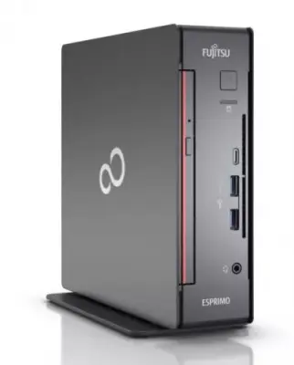 ПК Fujitsu ESPRIMO Q7010 MT i7 10700T (2) 16Gb SSD1Tb/UHDG 630 DVDRW Windows 10 Professional 64 GbitEth WiFi BT 65W клавиатура мышь черный