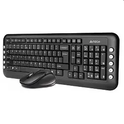 A-4Tech Клавиатура + мышь 7200N 2.4G  X-Far Wireless V-Track Desktop  USB ,черный [613834]
