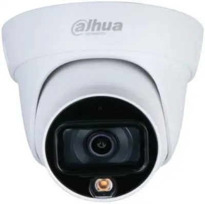 Камера видеонаблюдения аналоговая Dahua DH-HAC-HDW1239TLP-LED-0360B 3.6-3.6мм HD-CVI цветная корп.:белый