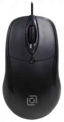 Мышь Оклик 285V2 черный оптическая (1000dpi) USB (3but)