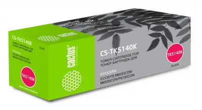 Картридж лазерный Cactus CS-TK5140K TK-5140K черный (7000стр.) для Kyocera Ecosys M6030cdn/M6530cdn/P6130cdn
