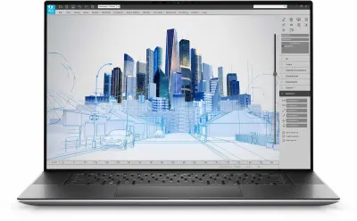 Ноутбук Dell Precision 5760 Xeon W-11855M 32Gb SSD1Tb NVIDIA GeForce RTX A3000 6Gb 17" WVA FHD+ (1920x1200) Windows 10 Professional grey WiFi BT Cam