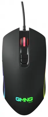 Мышь GMNG 730GM черный оптическая (12000dpi) USB для ноутбука (7but)