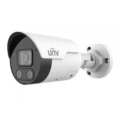 Uniview IPC2122LE-ADF40KMC-WL-RU Видеокамера IP цилиндрическая, 1/2.8" 2 Мп КМОП @ 30 к/с, ColorHunter, ИК-подсветка и подсветка видимого спектра до 30м., EasyStar 0.003 Лк @F1.6, объектив 4.0 мм, WDR