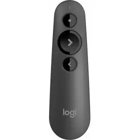 910-005843 Презентер Logitech R500s Graphite черный, Bluetooth + 2.4 GHz, USB-ресивер , 3 программируемых кнопки, лазерная указка  (090828)