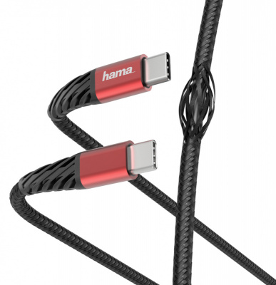 Кабель Hama Stand 00187219 USB Type-C (m)-USB Type-C (m) 1.5м черный