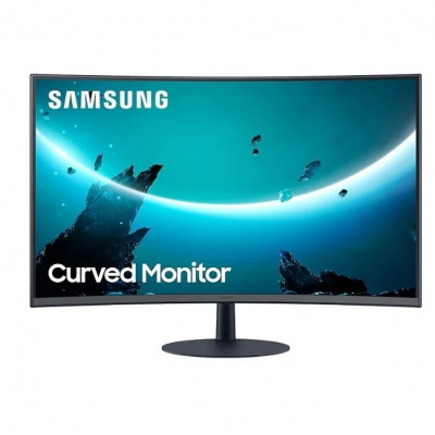 LCD Samsung 31.5" C32T550FDI темно-серый {VA 1920x1080 16:9 250cd 178/178 D-Sub HDMI DisplayPort}