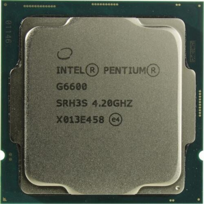 CPU Intel Pentium Gold G6600 Comet Lake OEM {4.2ГГц, 4МБ, Socket1200}