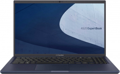 Ноутбук Asus Expertbook B1500CEAE-BQ1757 Core i3 1115G4 8Gb SSD256Gb Intel UHD Graphics 15.6" IPS FHD (1920x1080) noOS black WiFi BT Cam