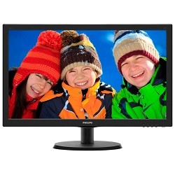 LCD PHILIPS 21.5" 223V5LHSB2 (00/01) черный {TN 1920x1080 5ms 90/65 200cd 1000:1 D-Sub HDMI}