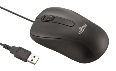 Мышь Fujitsu MOUSE M520 BLACK черный оптическая (1000dpi) USB (3but)
