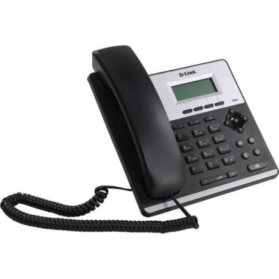 D-Link DPH-120SE/F2B IP-телефон с 1 WAN-портом 10/100Base-TX с поддержкой PoE и 1 LAN-портом 10/100Base-TX (адаптер питания в комплект поставки не входит, от DPH-120SE/F2A отличается дизайном коробки)