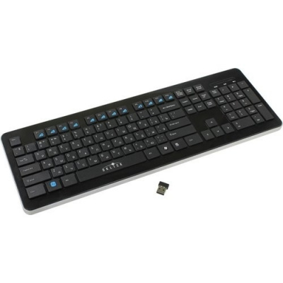 Клавиатура Oklick 870S черный USB беспроводная slim Multimedia [368218]