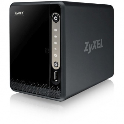 ZYXEL NAS326-EU0101F Сетевое хранилище, 2 отсека для HDD (max. 24Gb), 1xGLAN, 2xUSB3.0, 1xUSB2.0